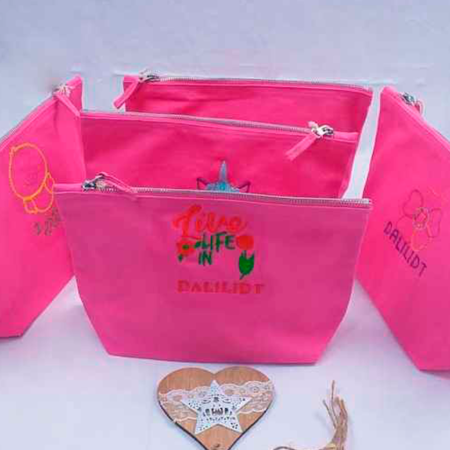 bolso rosa india de equipamientos